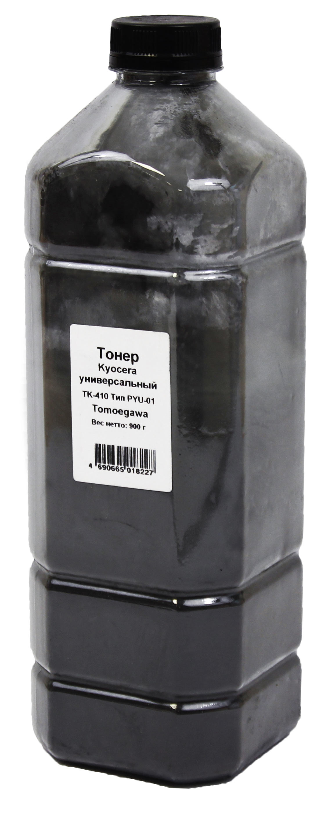 Тонер Tomoegawa Универсальный для Kyocera TK-410 (Тип PYU-01), Bk, 900 г, канистра